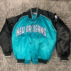 Y2K vtg New Orleans bomber satin jacket